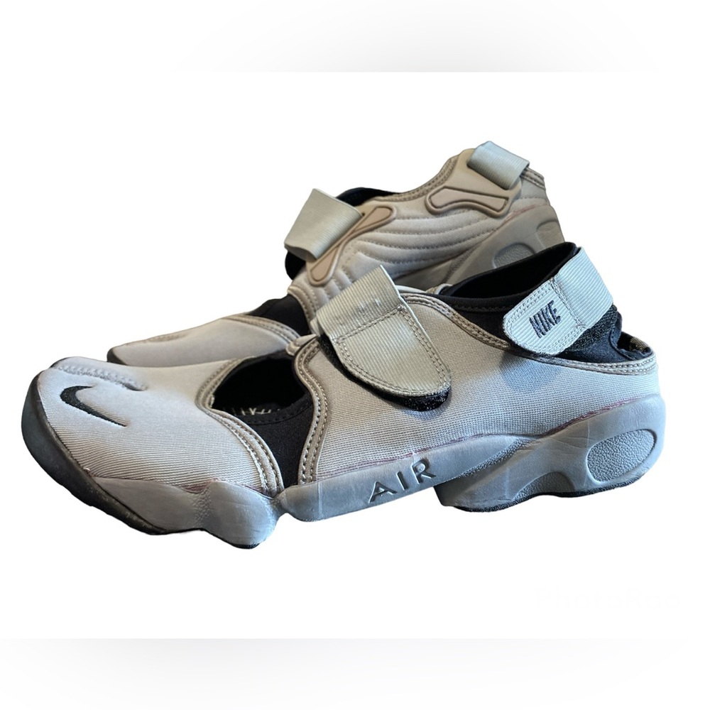 Nike Air Rift Breeze Grey Women’s Size 12 Running Rare Open Shoes Sneskers - Picture 2 of 11